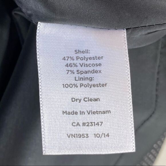 (4 Petite) Talbots Black & White Micro Polka Dot Pencil Skirt - Picture 5 of 5